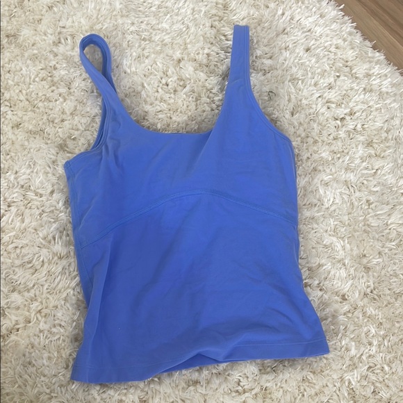 Aritzia Tops - Aritzia Blue Fitted Sleeveless Tank Top